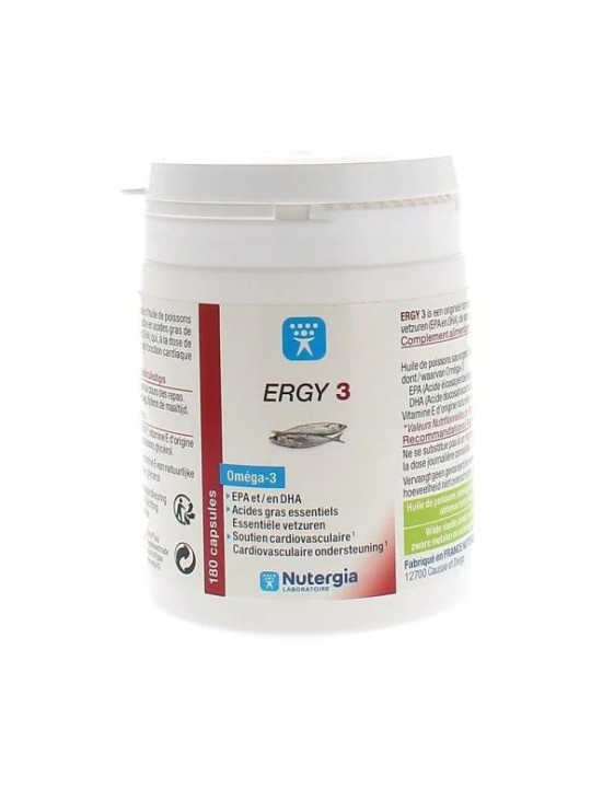 NUTERGIA Ergy 3 Capsules boite de 180