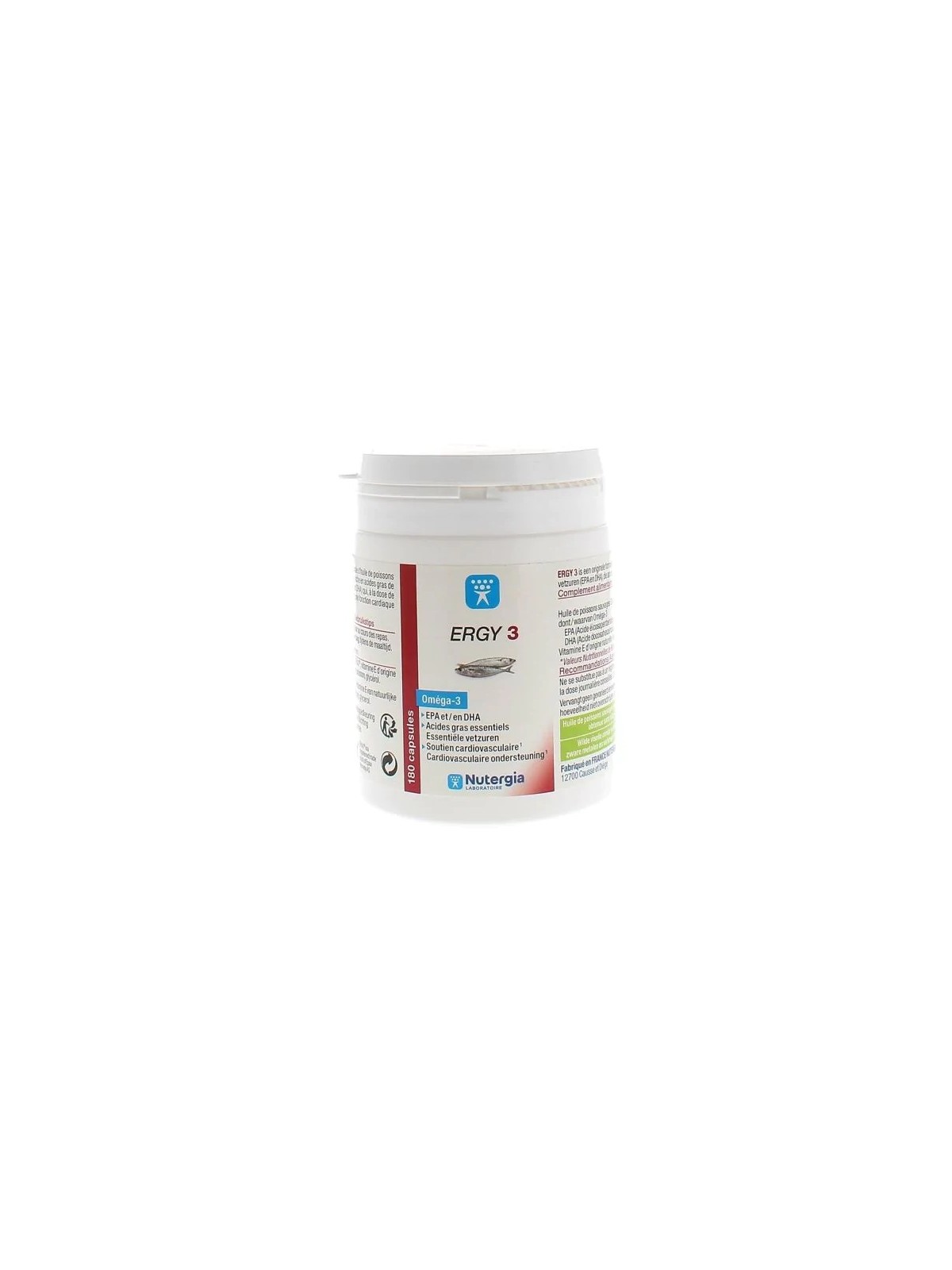 NUTERGIA Ergy 3 Capsules boite de 180