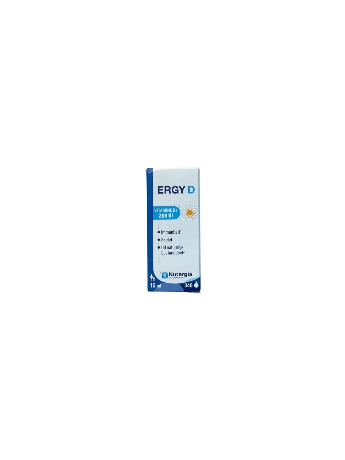 NUTERGIA Ergy D Vitamine D3 200Ul  flacon de 15ml