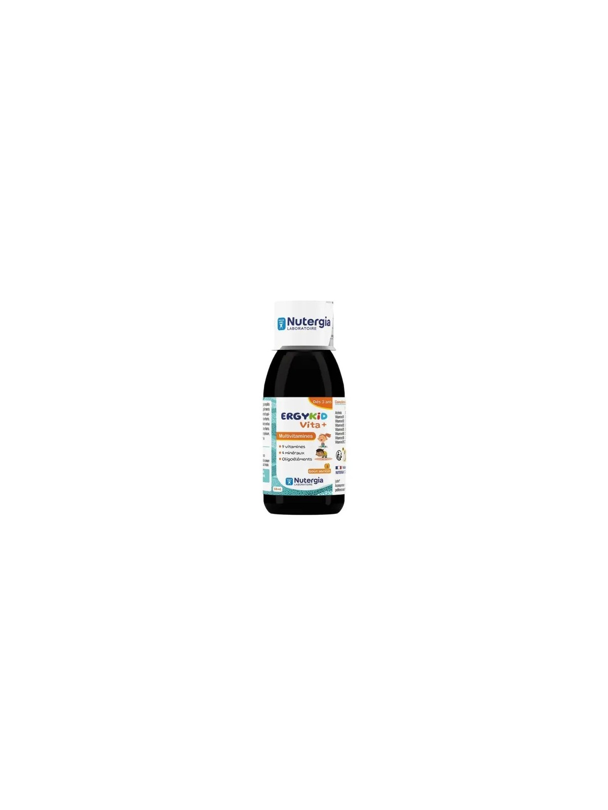 NUTERGIA Ergykid Vita+ Multivitamines flacon de 150 ml