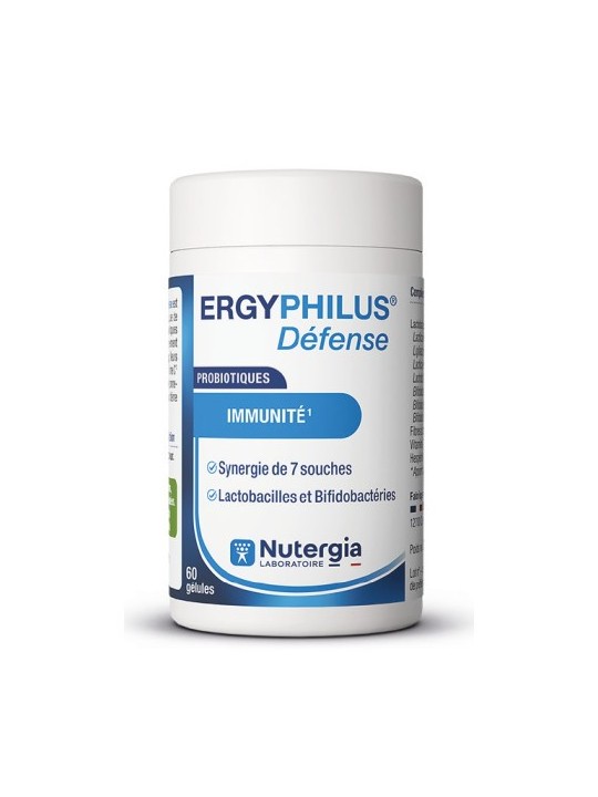 NUTERGIA Ergyphilus Défense Probiotiques Immunité Gélules pot de 60