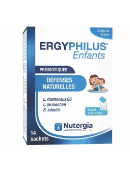 NUTERGIA Ergyphilus Microbiote Enfants Goût Neutre Sachets boite de 14