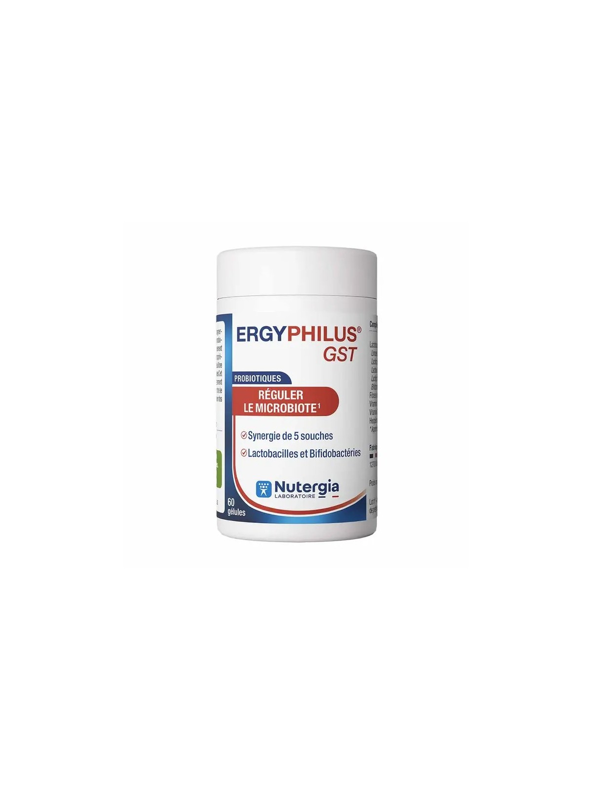 NUTERGIA Ergyphilus Microbiote GST Gélules pot de 60