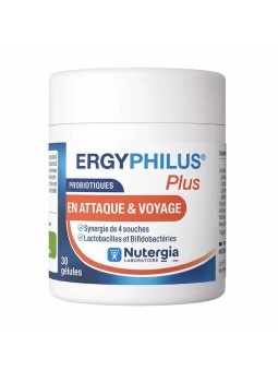 NUTERGIA Ergyphilus Plus Probiotiques Gélules boite de 30