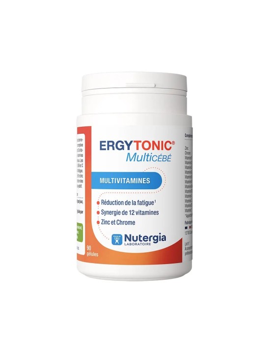 NUTERGIA Ergytonic Multicébé Multivitamines Gélules boite de 90