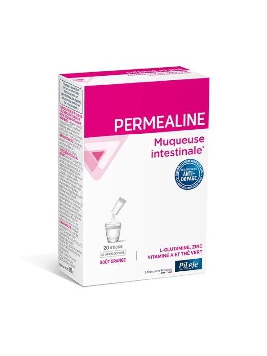 Permealine Orange Sticks 20 | Nom de la Pharmacie en variable