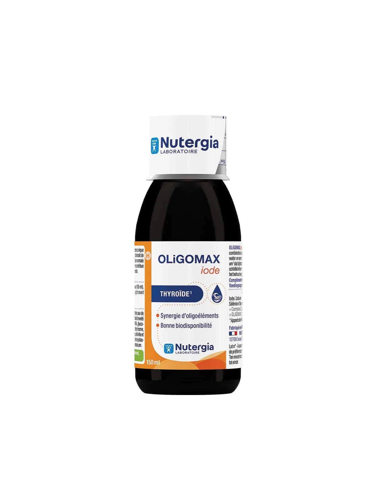 NUTERGIA Oligomax Iode Thyroide flacon de 150 ml