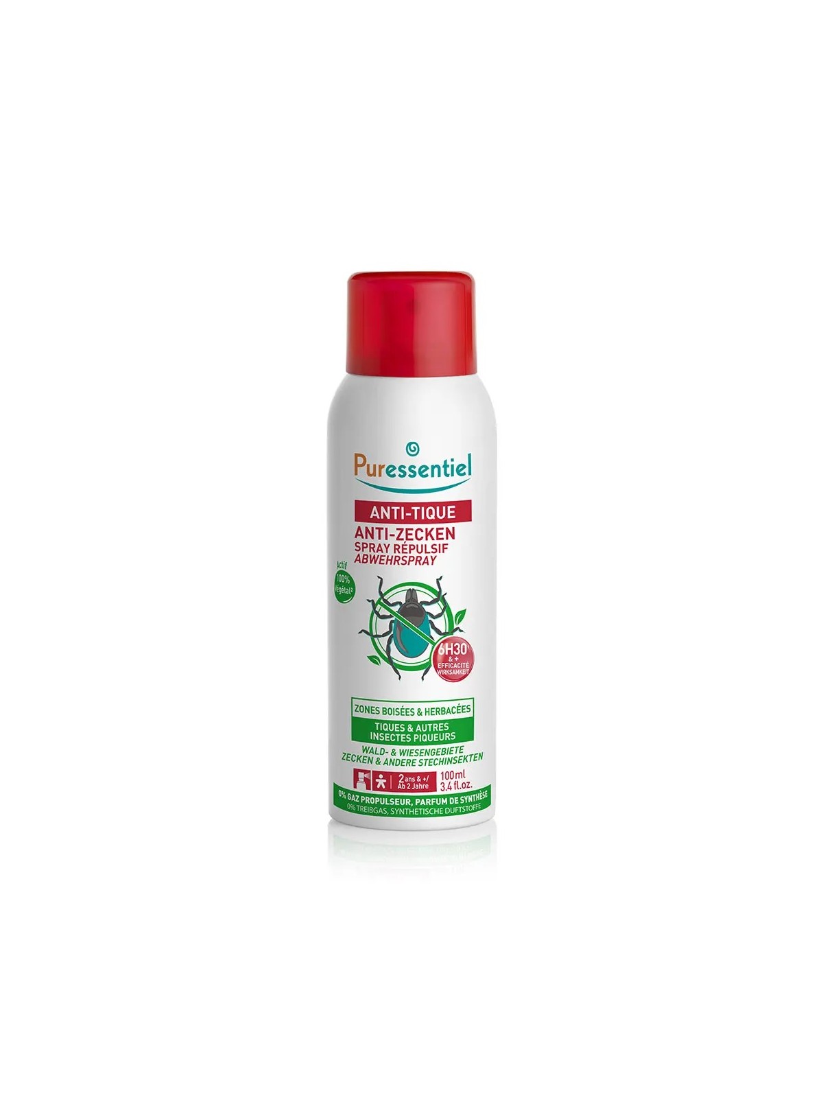 PURESSENTIEL SPRAY REPULSIF A-TIQUE 100ML