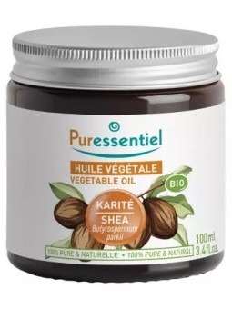 PURESSENTIEL Huile Végétale Beurre de Karité Bio 100 ml