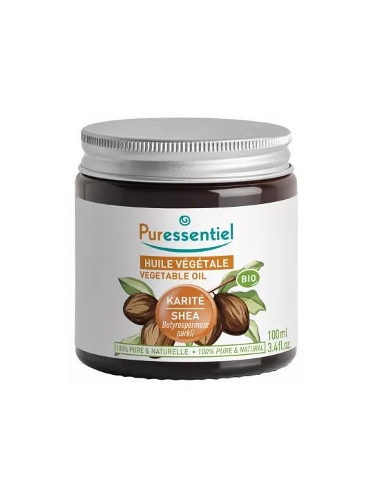 PURESSENTIEL Huile Végétale Beurre de Karité Bio 100 ml