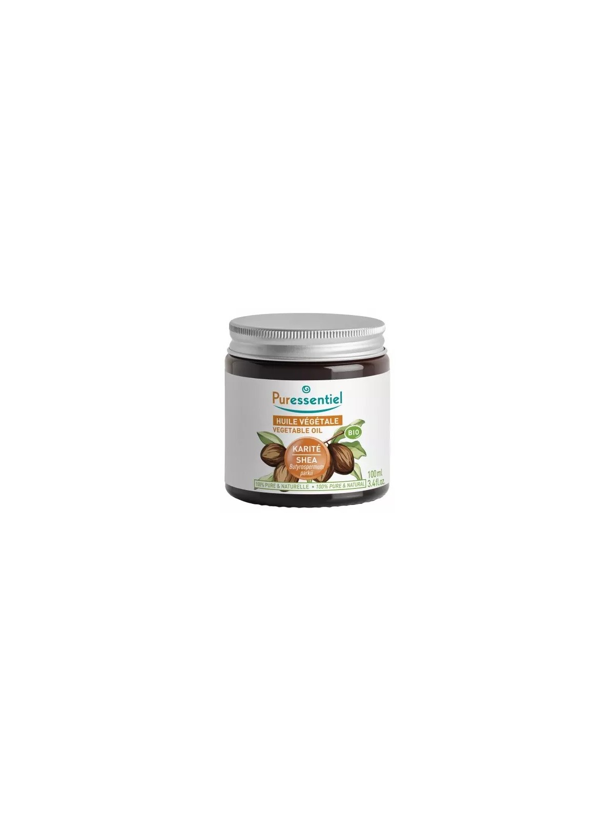 PURESSENTIEL Huile Végétale Beurre de Karité Bio 100 ml