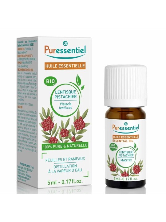 PURESSENTIEL Huile Essentielle Lentisque Pistachier Bio 5 ml