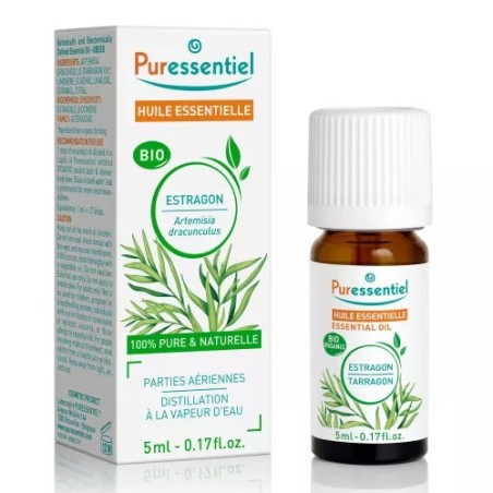 PURESSENTIEL Huile Essentielle Bio Estragon 5 ml