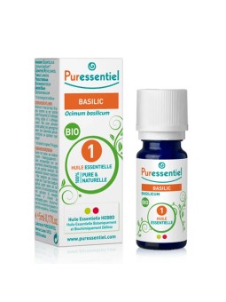 PURESSENTIEL Huile Essentielle Basilic Bio 5 ml