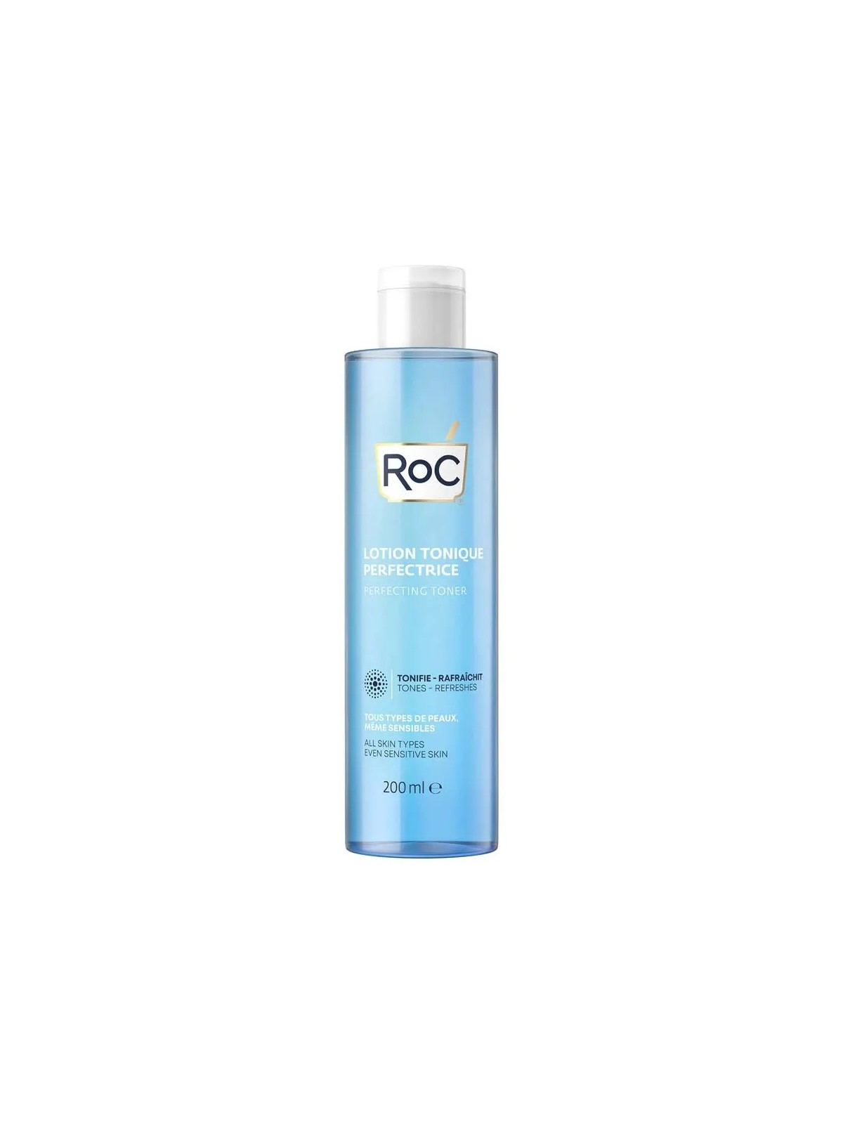 ROC Lotion Tonique Nettoyante et Perfectrice Visage 200 ml