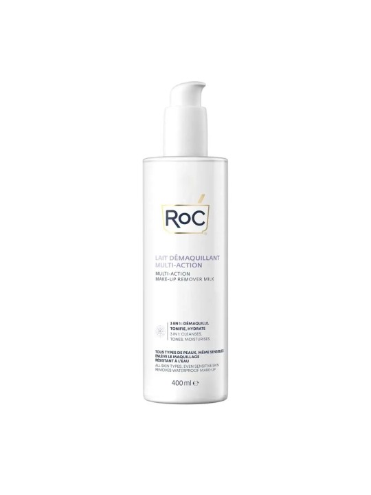ROC Lait Démaquillant 3-en-1 Multi Action 400 ml