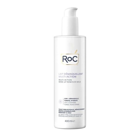 ROC Lait Démaquillant 3-en-1 Multi Action 400 ml