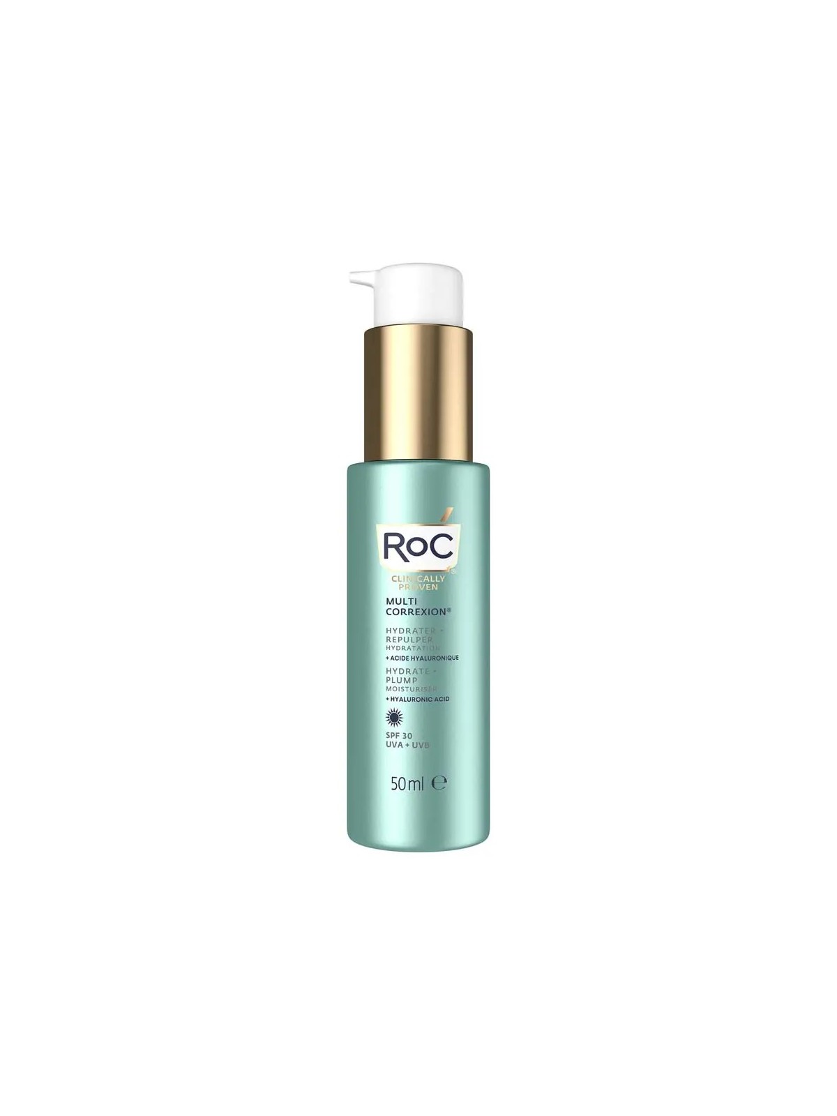 ROC Hydrater + Repulper Crème Hydratante SPF 30 50 ml
