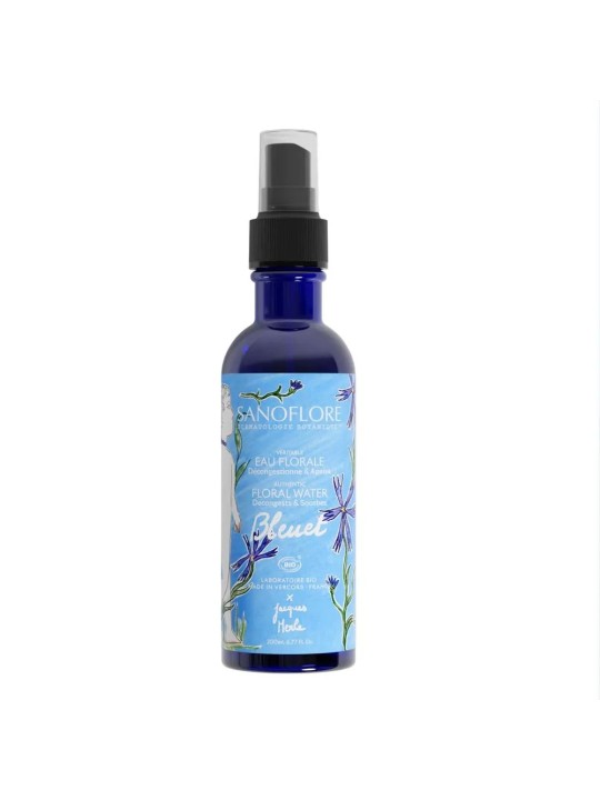 SANOFLORE Eaux Florales Bleuet Bio Décongestionne & Apaise 200 ml