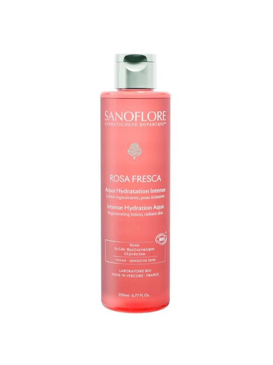 SANOFLORE Rosa Fresca Lotion Régénérante Hydratation Intense Bio 200 ml