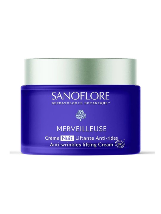 SANOFLORE Merveilleuse Crème Nuit Liftante Anti-Rides Bio 50 ml