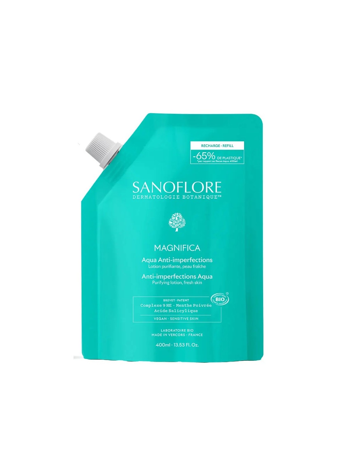 SANOFLORE  Magnifica Aqua Anti-Imperfections Éco-Recharge 400 ml