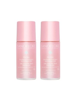 SANOFLORE Déodorant Flora Fraîcheur & Anti-Traces 48h 2x50 ml