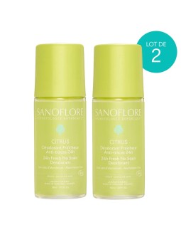 SANOFLORE Déodorant Roll-on Bio Citrus 24h 2x50 ml