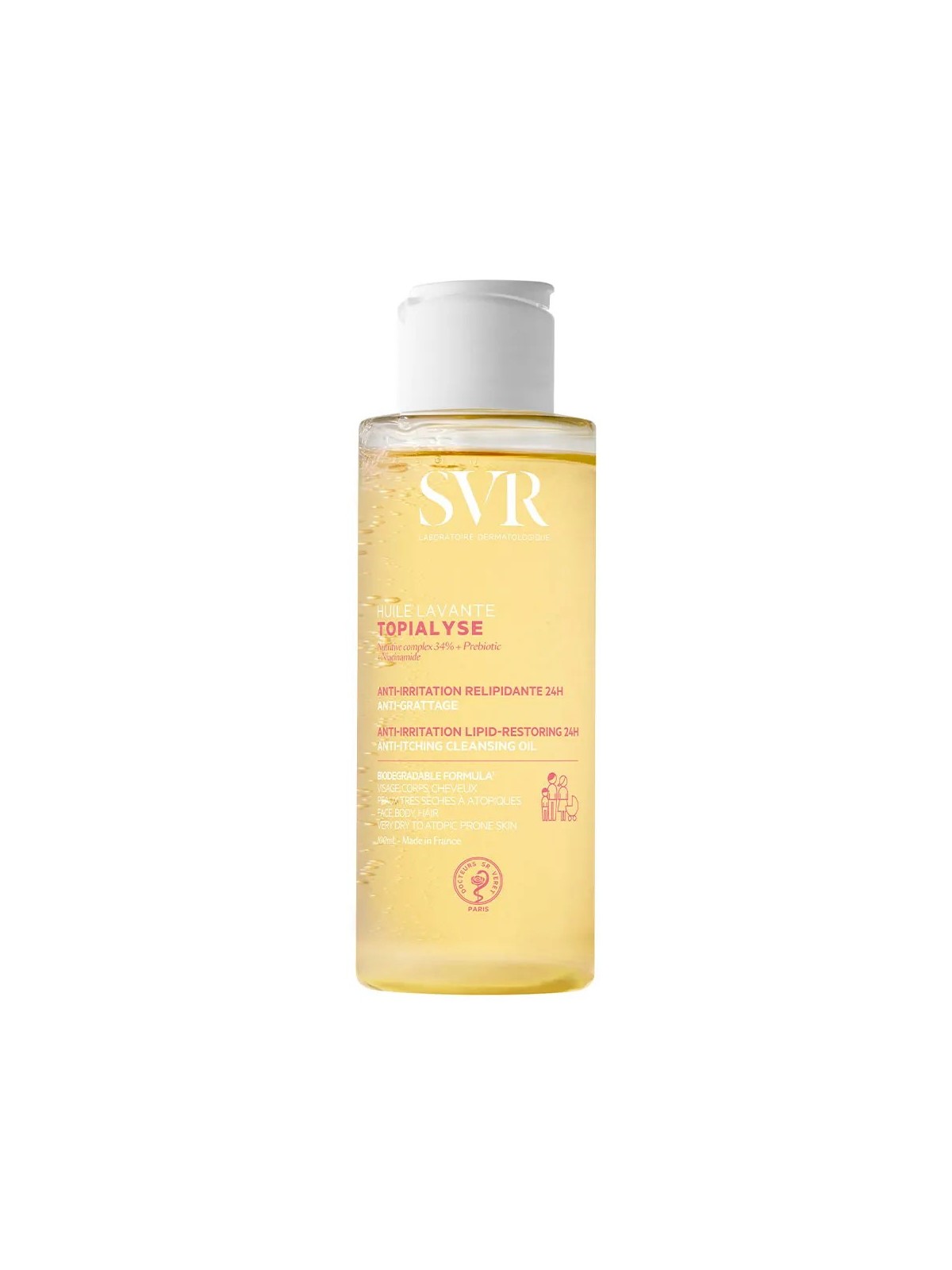 SVR Topialyse Huile Lavante Anti-Irritation Relipidante 100 ml