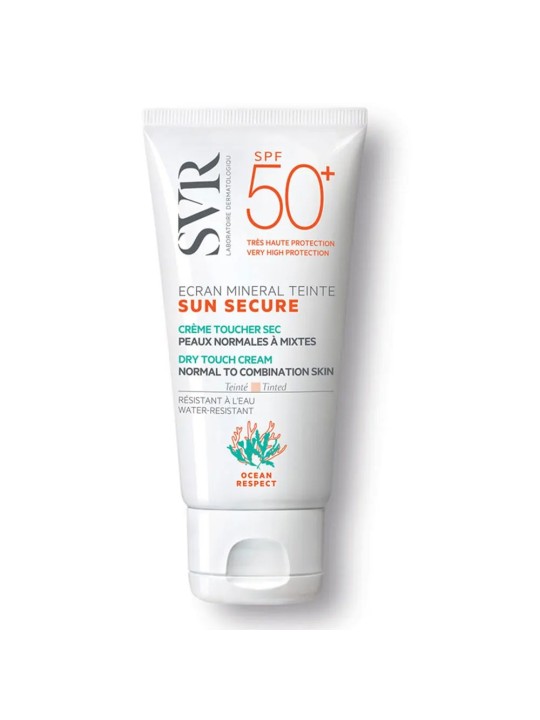 SVR Sun Secure Ecran Minéral Teinté Spf 50+ Peaux Normales à Mixtes 50 ml