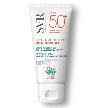 SVR Sun Secure Ecran Minéral Teinté Spf 50+ Peaux Normales à Mixtes 50 ml