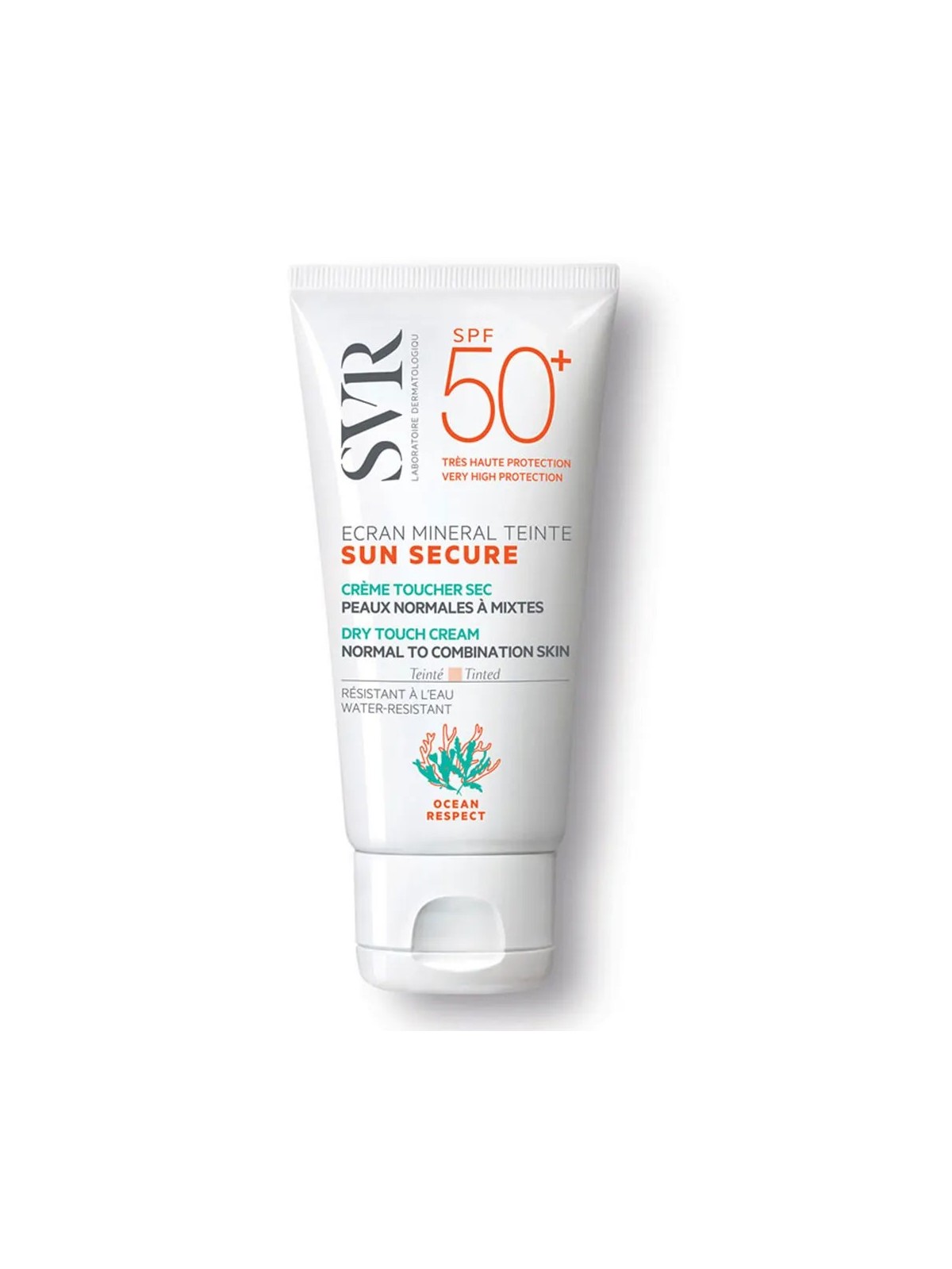 SVR Sun Secure Ecran Minéral Teinté Spf 50+ Peaux Normales à Mixtes 50 ml