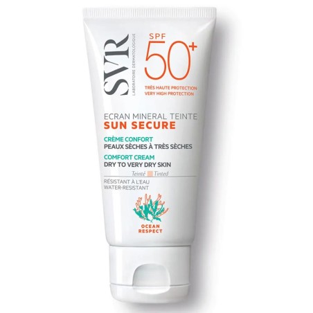 SVR Sun Secure Ecran Minéral Teinté Spf50+ Peaux Sèches à Très Sèches 50 ml