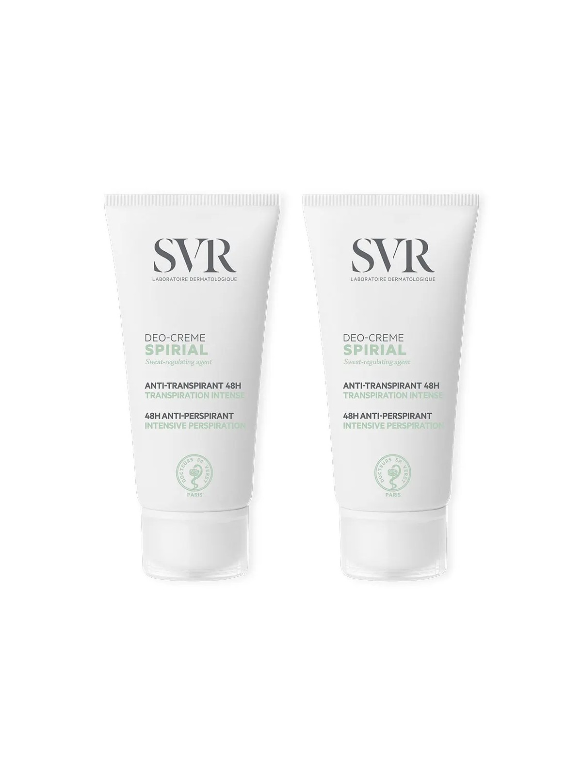 SVR Spirial Déodorant Crème Anti-transpirant Intense 48h 2x50 ml