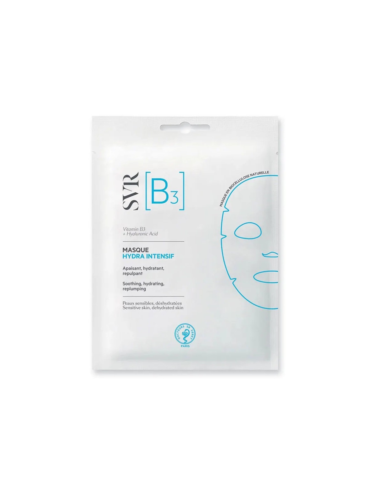 SVR [B3] Masque Hydra Intensif Peaux Sensibles Boite de 1 Sachet