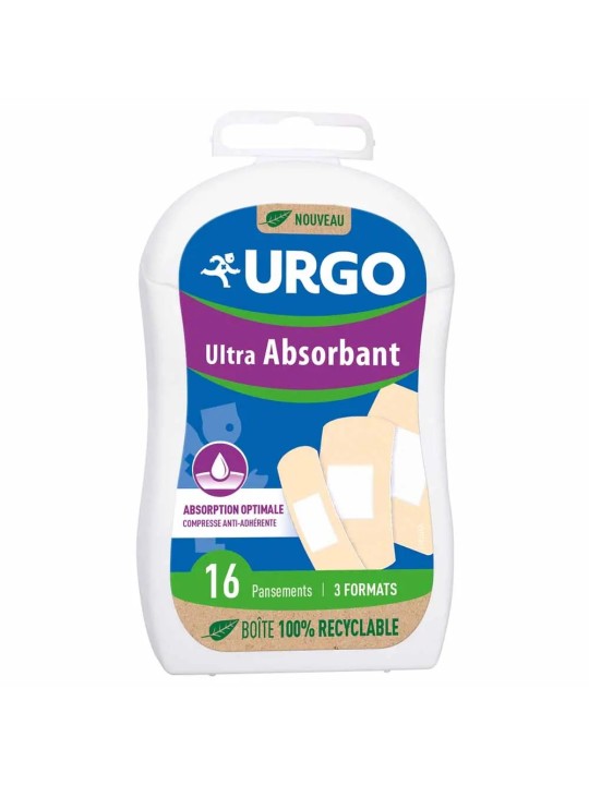 URGO Pansements Ultra Absorbants boite de 16
