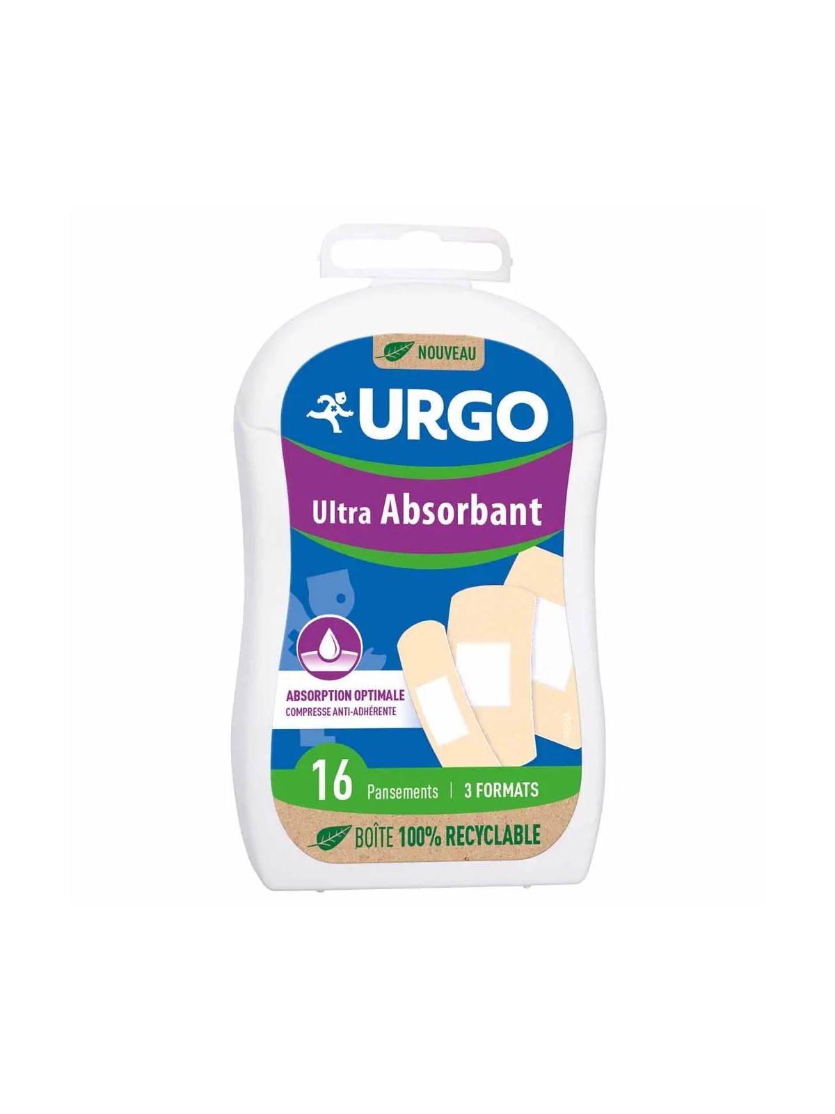 URGO Pansements Ultra Absorbants boite de 16
