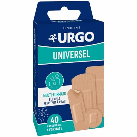 URGO Pansement Universel 4 Formats boite de 40