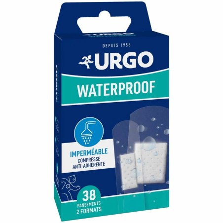 URGO Waterproof Pack Familial 2 formats boite de 38