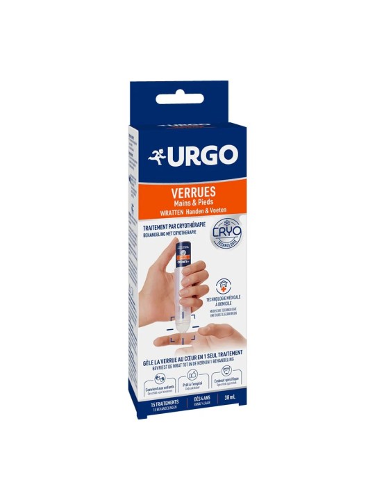URGO Verrues Mains Et Pieds Traitement par Cryothérapie 38 ml