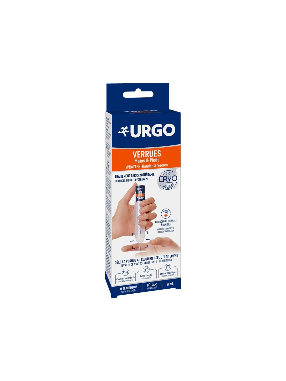 URGO Verrues Mains Et Pieds Traitement par Cryothérapie 38 ml