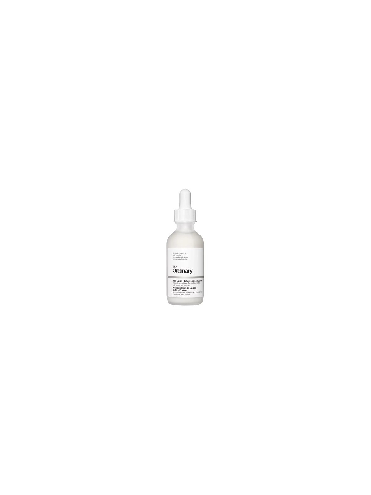 THE ORDINARY Microémulsion de Lipides de Riz + Ectoïne  60 ml