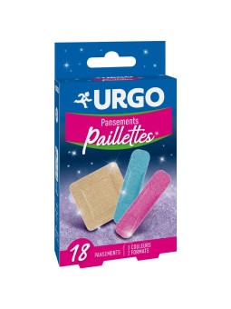 URGO Pansements Paillettes 2 Formats boite de 18