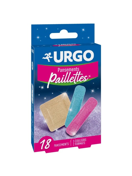 URGO Pansements Paillettes 2 Formats boite de 18