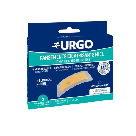 URGO Pansements Cicatrisants Miel boite de 5
