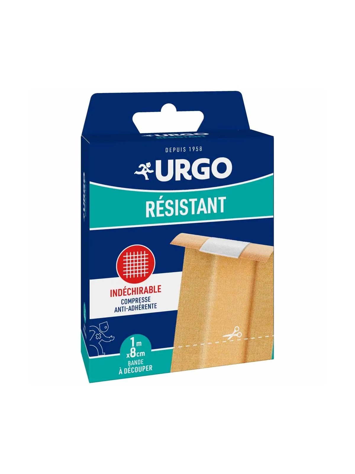 URGO Pansement Bande à Découper 8cm x 1m