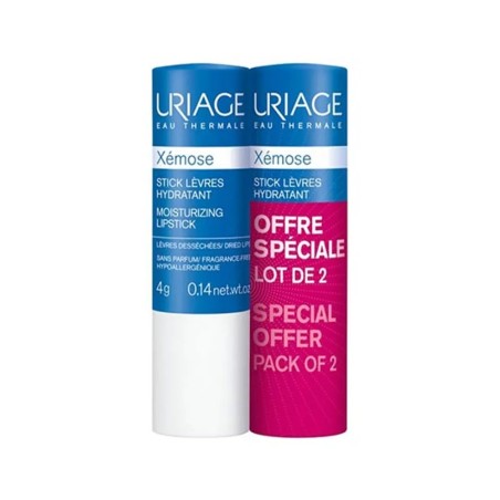 URIAGE Xémose Stick Lèvres Hydratant 2x 4 g