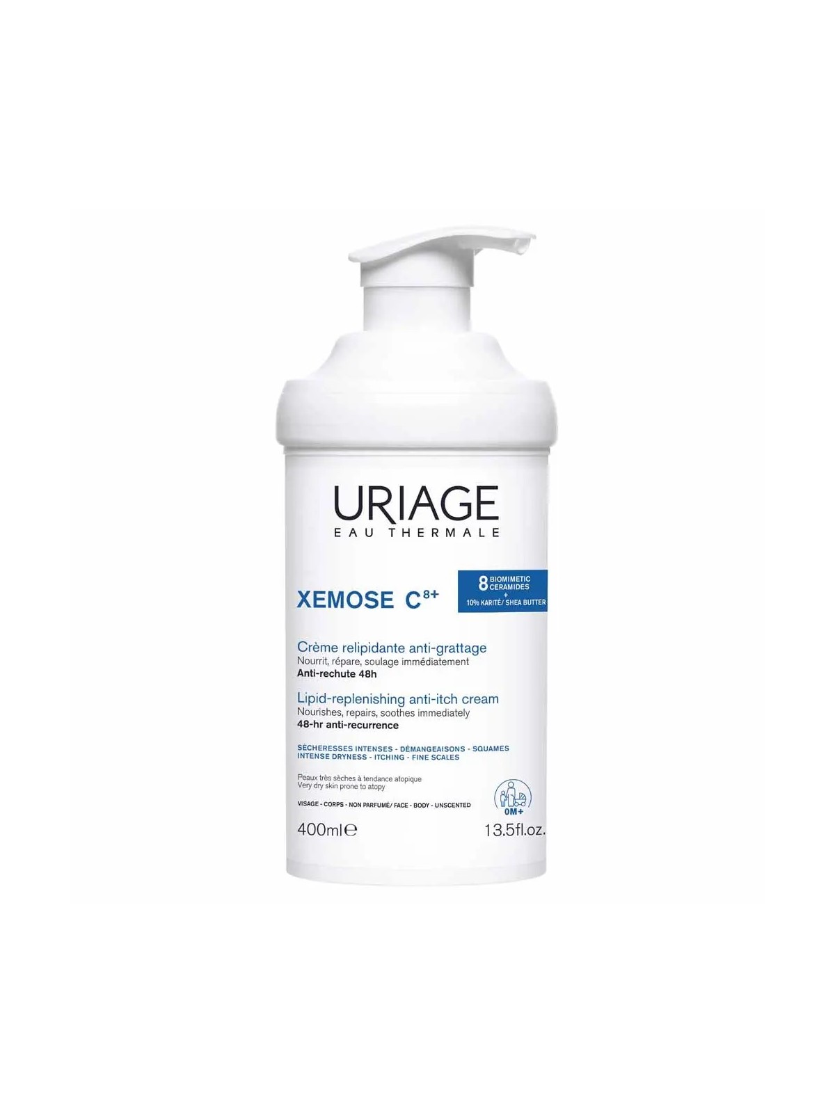 URIAGE Xémose Crème Relipidante Anti-irritations 400 ml