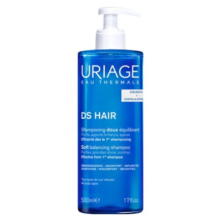 URIAGE D.S Shampooing Doux Equilibrant Hair 500 ml