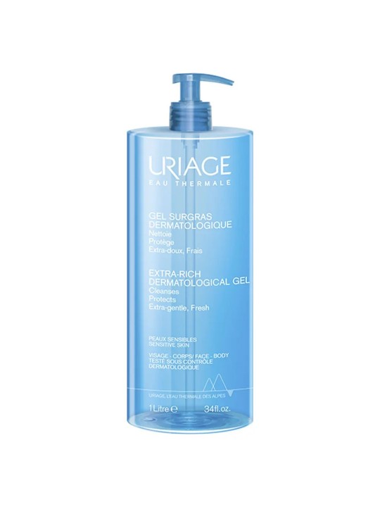 URIAGE Hygiène Gel Douche Surgras Dermatologique Peaux Sensibles 1 litre